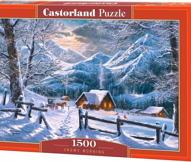 Puzzle Castorland 1500 stukjes Sneeuwochtend
