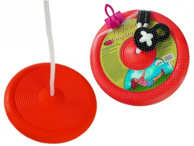 Kindertuinschommel met rond zitje 423 – rood