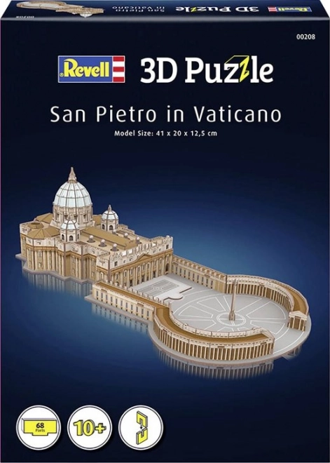 Revell 3D puzzel basiliek van Sint-Pieter, Vaticaan 68 stukken