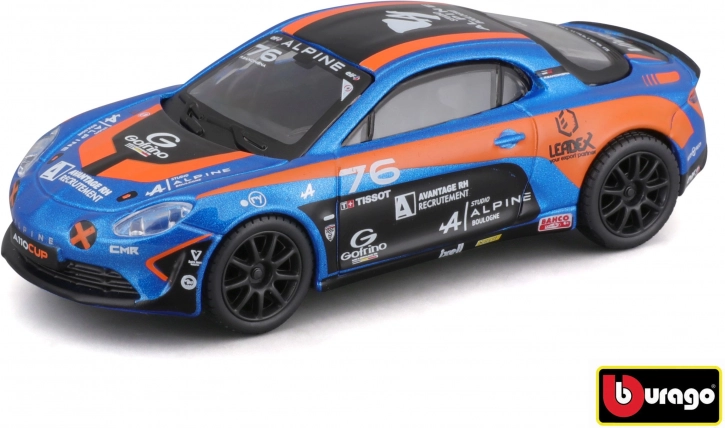 Metalen automodel 1:43 Alpine A110 Cup Racing in cadeauverpakking