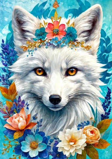 Puzzel Bloeiende Sneeuwwolf 1000 stukjes