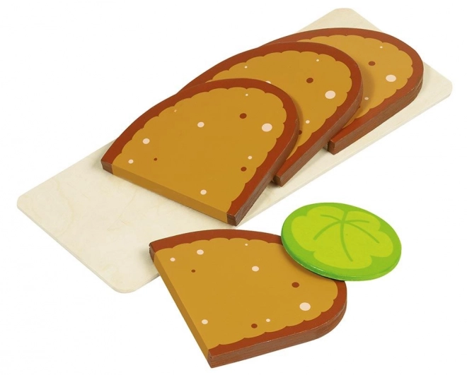 Brood op plank - snijdbare sandwiches