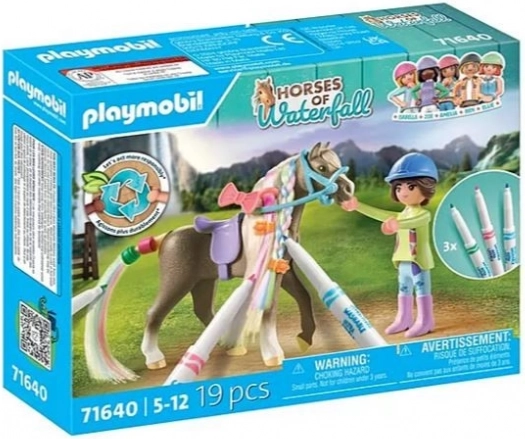 Creatieve set met paard en stiften Horses of Waterfall