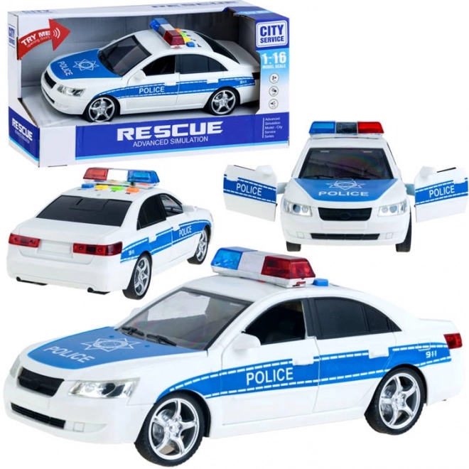 Politieauto met geluids- en lichteffecten