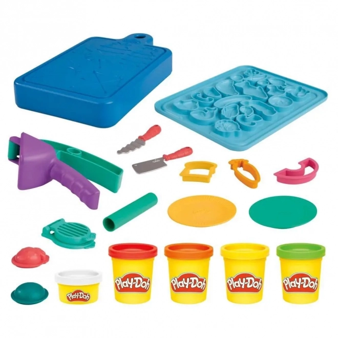 Play-Doh Startset Kleine Kok en Leren Snijden