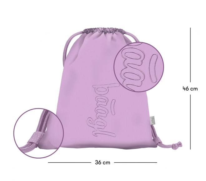 Baagl Set 3: Rugzak, Etui en Zak Lavender