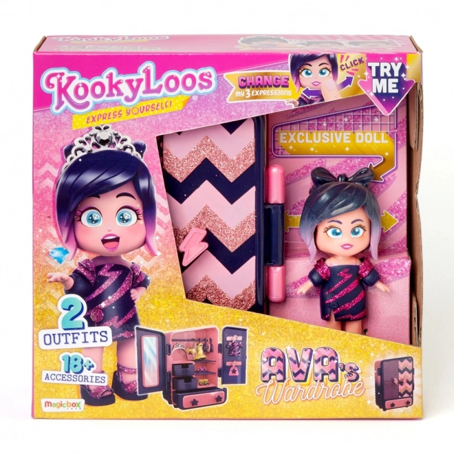 Speelset met pop KookyLoos Ava
