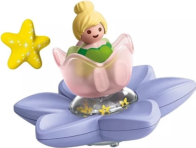 Set met figuur JUNIOR & Disney: Tinkerbell en magische drijvende bloem