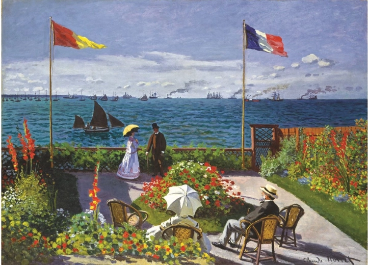 Puzzel Tuin in Sainte-Adresse 1000 stukjes EUROGRAPHICS