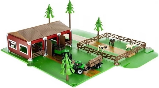 Woopie boerderij met dieren en 2 tractors – bouwset 102 stuks