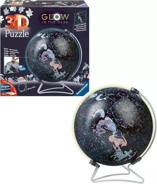 RAVENSBURGER Lichtgevende puzzelbal Sterrenglobus 190 stukjes