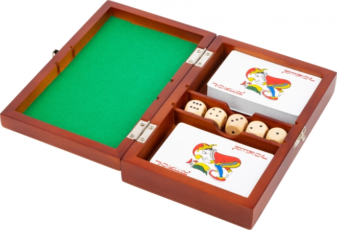 Small Foot Speelblokken en kaarten in houten doos