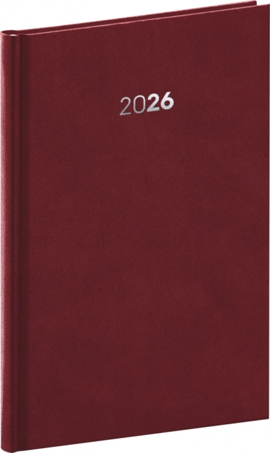 Weekagenda Balakon 2026 bordeaux 15x21 cm