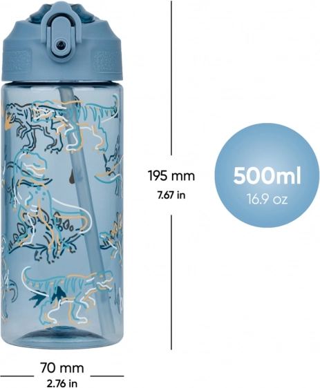 Tritan drinkfles met dinosaurusmotief BAAGL 500 ml