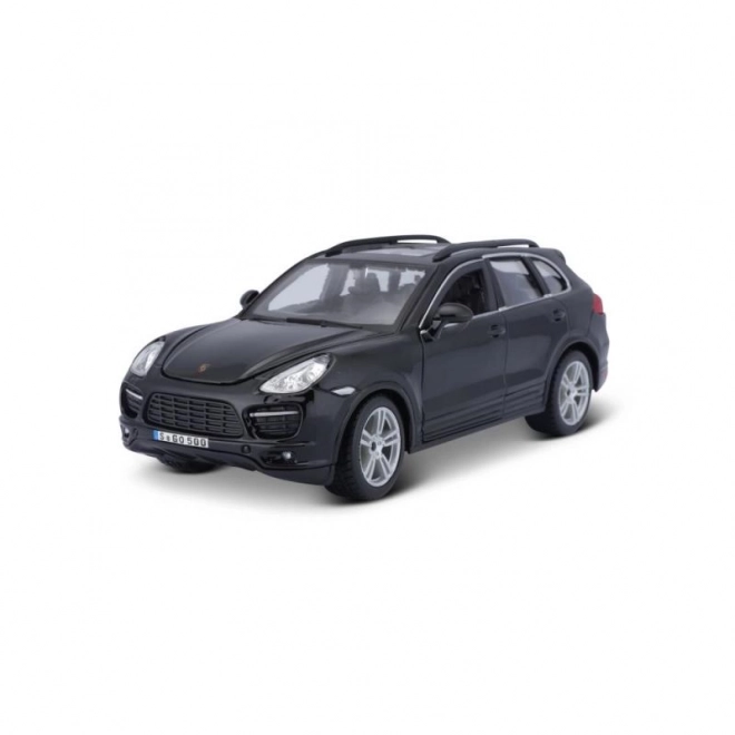 Metalen model Porsche Cayenne Turbo zwart 1/24