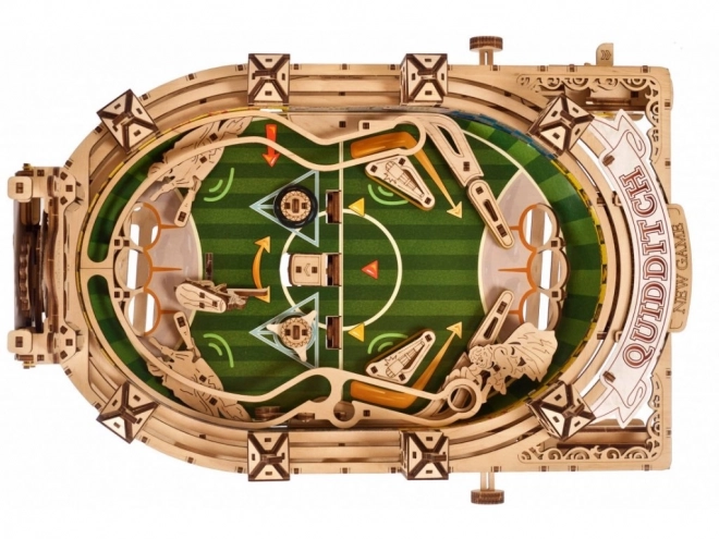 Ugears Houten 3D Mechanische Bouwpakket Harry Potter - Zwerkbal Flipperkast