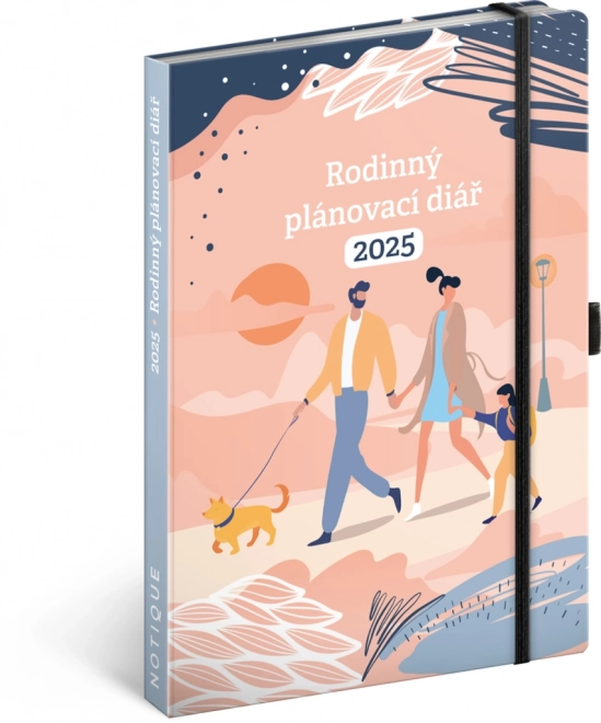 NOTIQUE Familie Agenda – assistent voor alle ouders 2025, 15 x 21 cm
