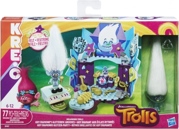 KRE-O Trolls Guy Diamond – creatieve bouwset met podium