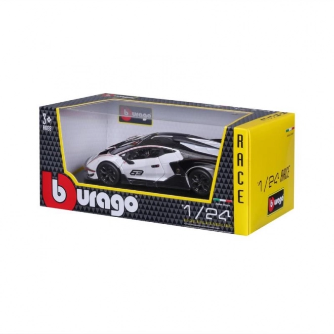Bburago 1:24 Race Lamborghini Essenza SCV12 – Wit
