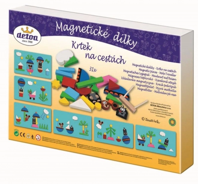 Magnetische puzzel - Kleine Mol