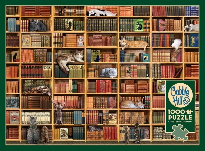 Puzzel Kattenbibliotheek 1000 stukjes