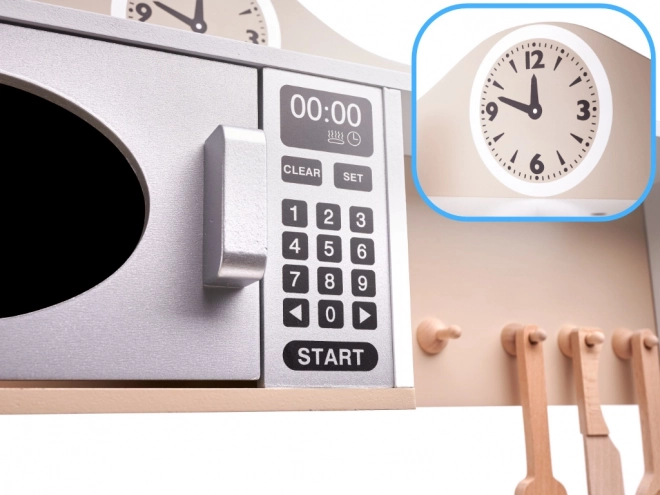 Houten keuken Lulilo met accessoires