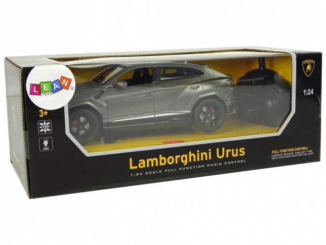 R/C auto 1:24 Lamborghini Urus Zwart 2.4 G Lichten