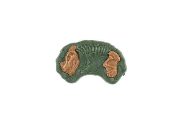 Dinosaurus lopend IC velociraptor plastic 50cm op batterijen met geluid met licht in doos 53x32,5x12cm
