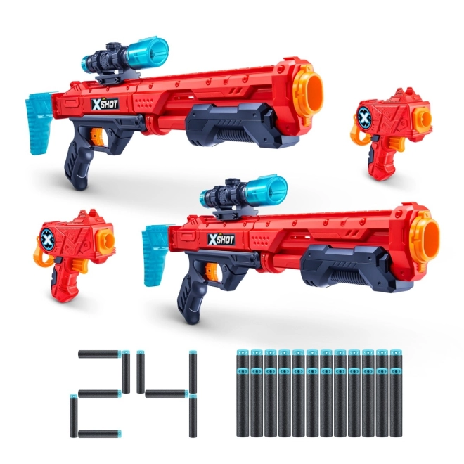 Verpakking met 24 schuimpijlen
