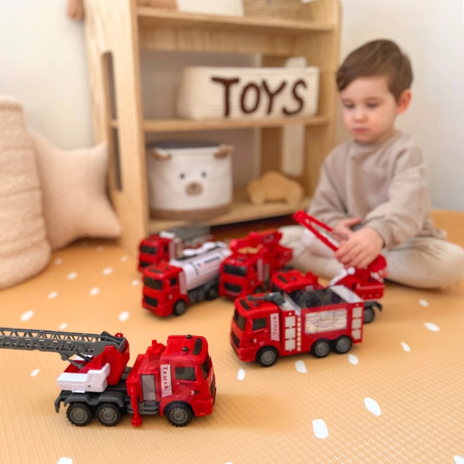 Woopie set brandweerauto's 6-in-1