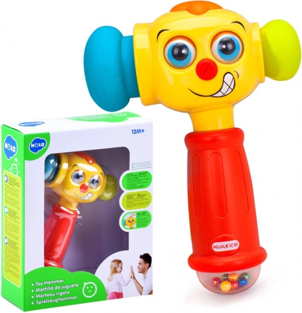 Vrolijke interactieve hamer voor kinderen