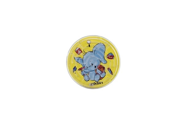 Doolhofpuzzel met bal plastic 7cm