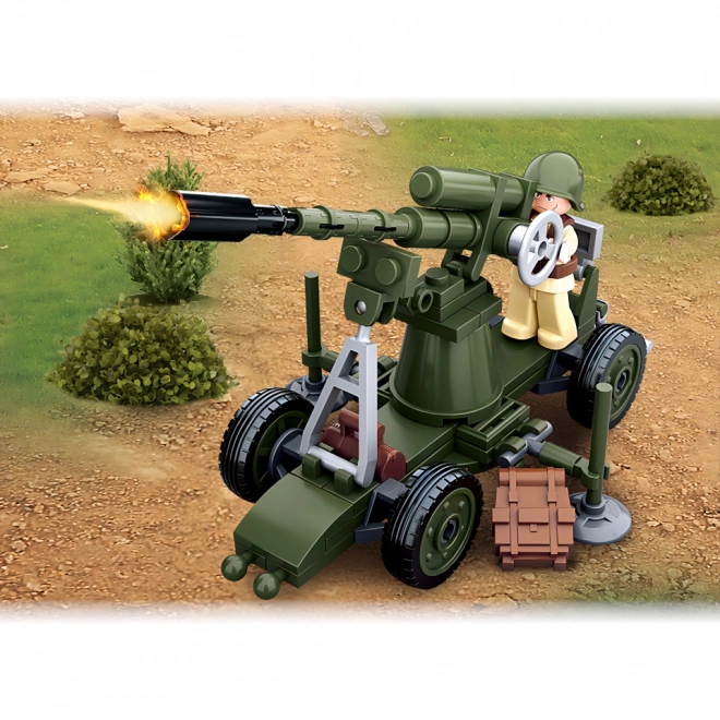 Sluban WWII M38-B0678C 4in1 Luchtafweergeschut