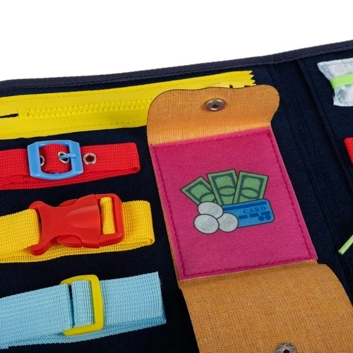 Sensorische manipulatieplaat - educatieve etui
