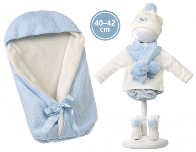 Llorens M738-61 kleding voor pop baby NEW BORN maat 40-42 cm