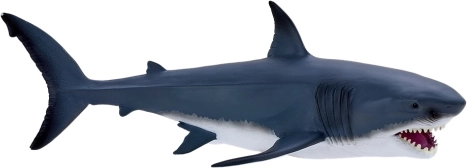 Mojo grote witte haai – realistische handgeschilderde figurine
