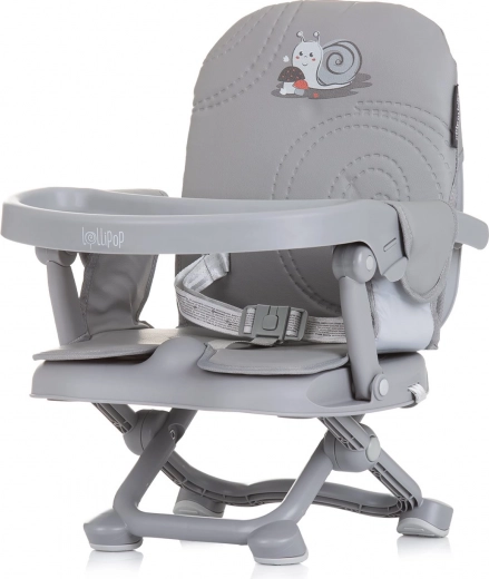 Draagbare kinderstoel Chipolino Lollipop, grijs