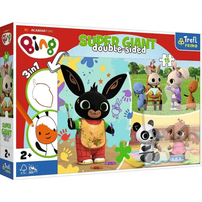 Grote puzzel Vrolijke dag met Bing
