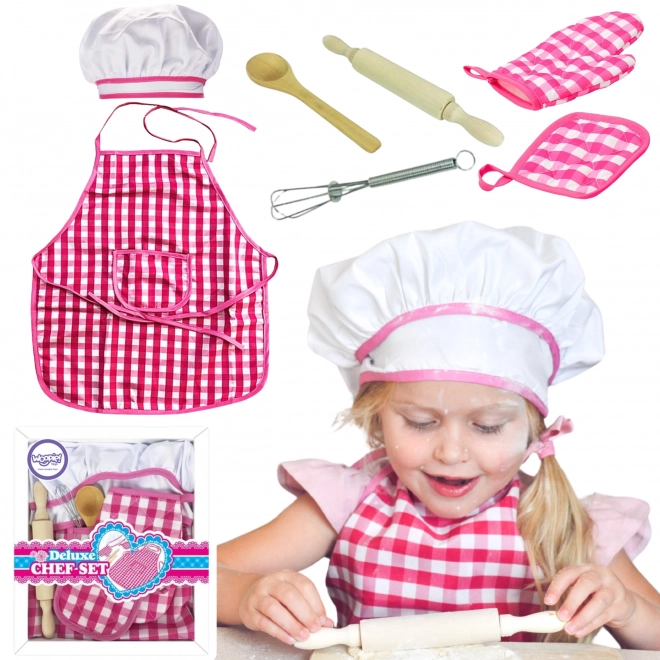 Set Kleine Kok Keukenschort met Accessoires 7 stuks