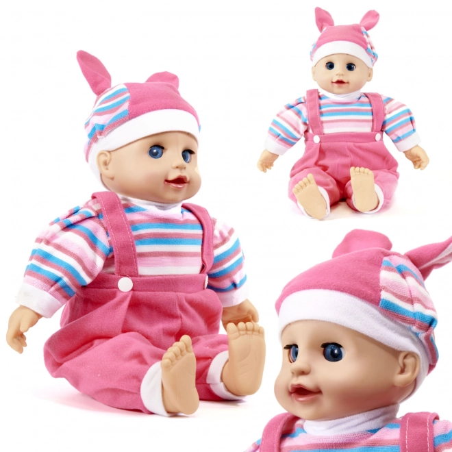 Babypop met geluid - meisje