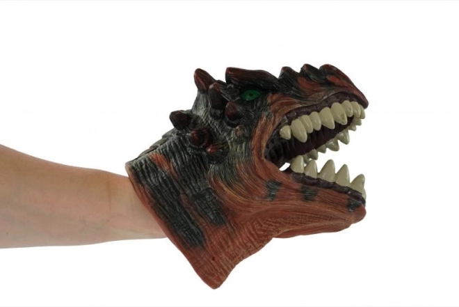Dinosaurus voor op de hand