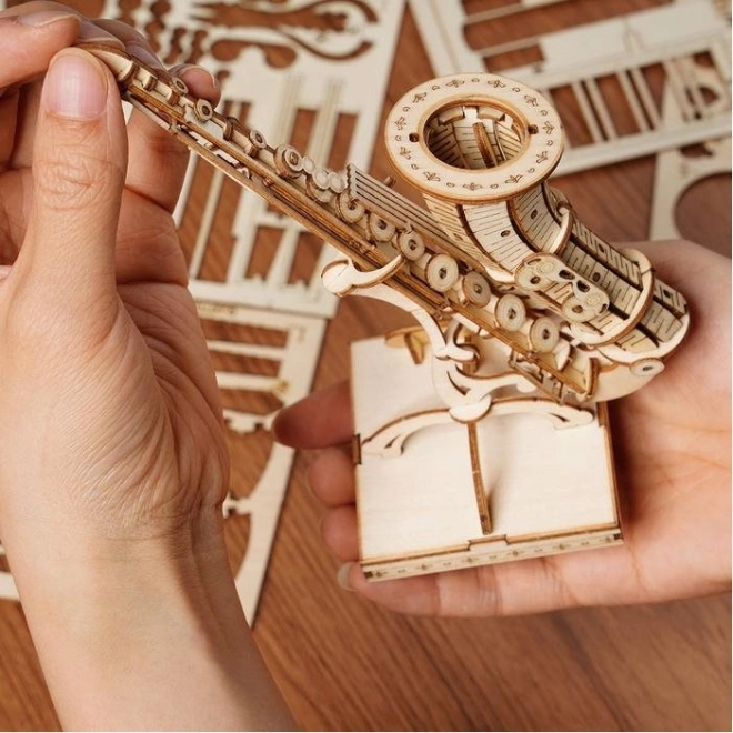 Saxofoon - 3D houten bouwpakket