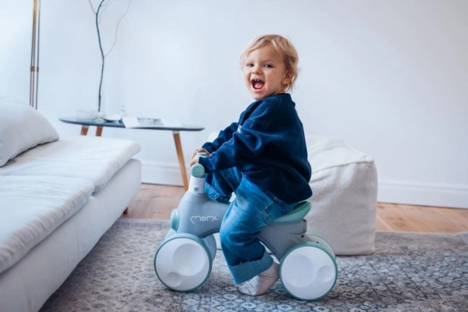 Loopfietsje MoMi TOBIS met bubbels grijs