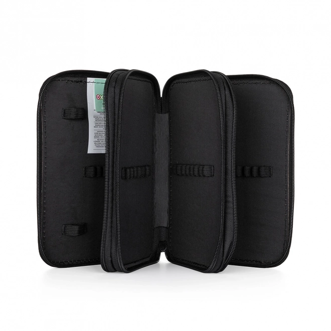 Driedelige etui UNICOLOR zwart