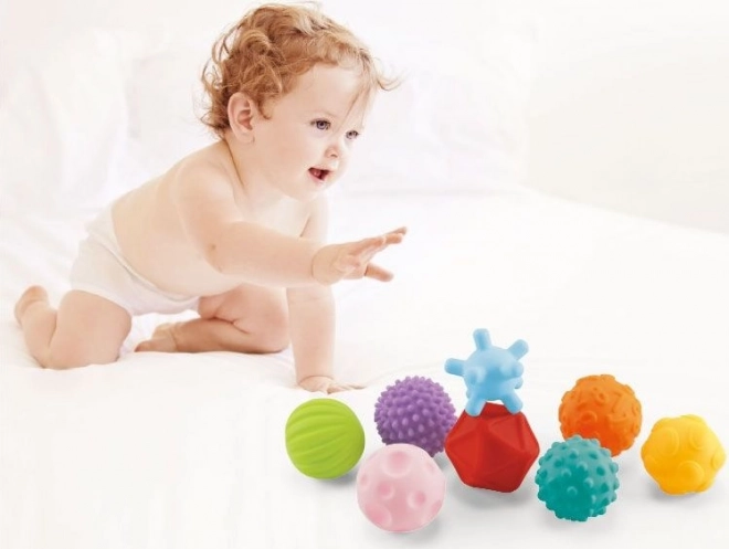 Sensorische balletjes voor de kleintjes set van 8 stuks