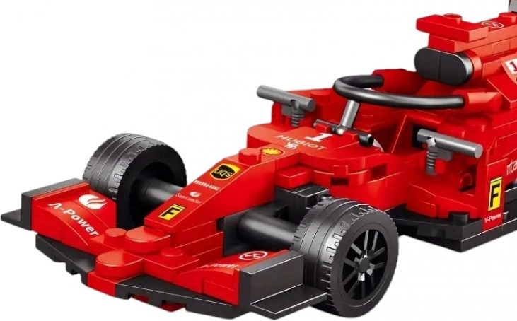 Bouwset F1-racewagen – rood, 266 stukjes