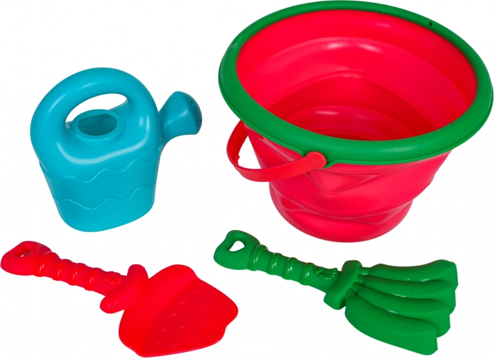 Complete uitrusting voor in het zand