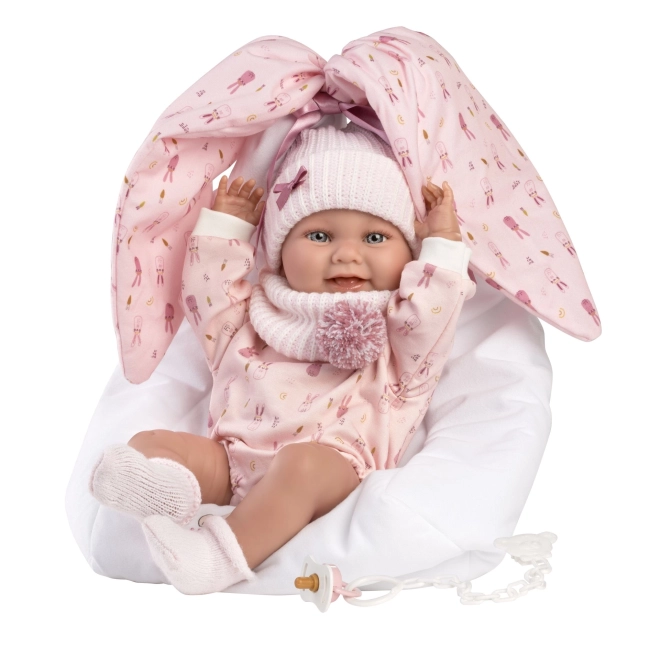 Llorens 73902 NIEUWE GEBOREN MEISJE - realistische pop baby met volledig vinyllichaam - 40 cm