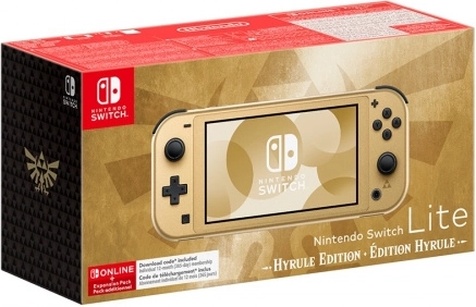 Nintendo Switch Lite Hyrule Edition + 12 maanden Nintendo Switch Online + Expansion Pack