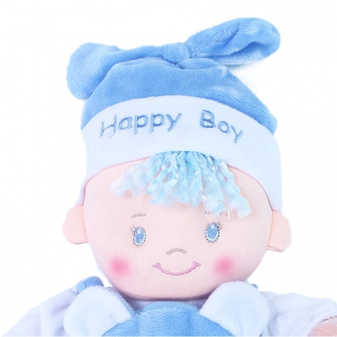 Lappenpop 25 cm baby blauwe e-verpakking